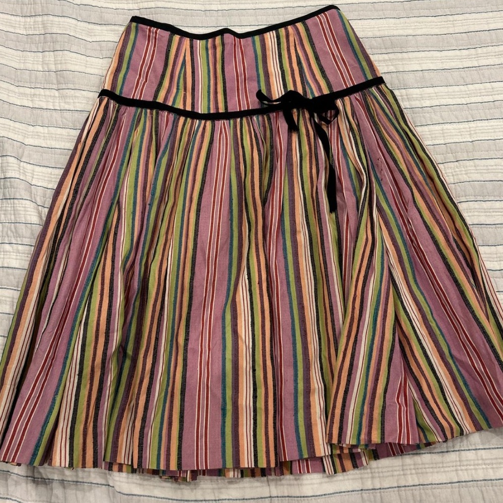 Striped plenty by Tracy Reese skirt vintage Anthropologie